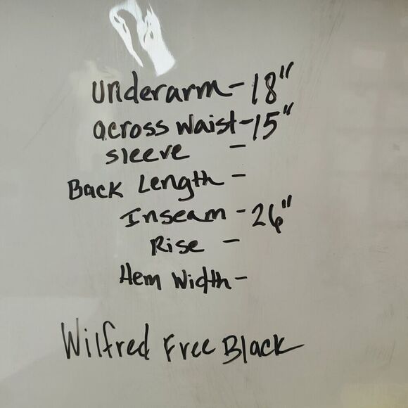 NEW Wilfred Free Izabel Tank Jumpsuit M Black Knit Cinch Waist Sleeveless Crop - Picture 11 of 11